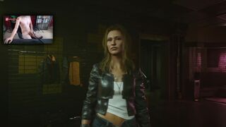 Cyberpunk 2077 - Sex Scene with prostitutes - Streamer forgot to turn off his camera -Big Dick Twink