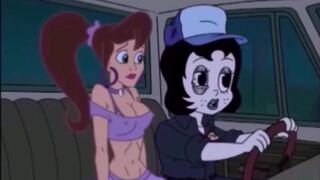 Drawn Together LESBIAN CUNNILINGUS softcore pussy licking cartoon - PRINCESS CLARA eat pussy anime