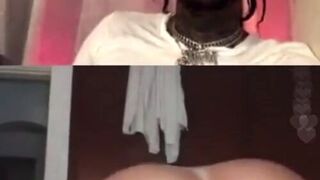 LATINA PUTS ON A SHOW WITH A DILDO ON RAPPER GOLD GAD INSTAGRAM LIVE