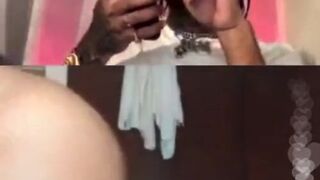 LATINA PUTS ON A SHOW WITH A DILDO ON RAPPER GOLD GAD INSTAGRAM LIVE