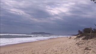 Looking for a deserted beach on the island of Florianopolis Brazil, there is always a whoring - Kellenzinha YouTuber hotwife amadora