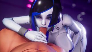 Subverse - DEMI Cybergirl Suck Captain Big Cock 3D Porn Game [studio Fow]