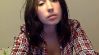 hot teen undressing herself on cam - freakygirlscams.com