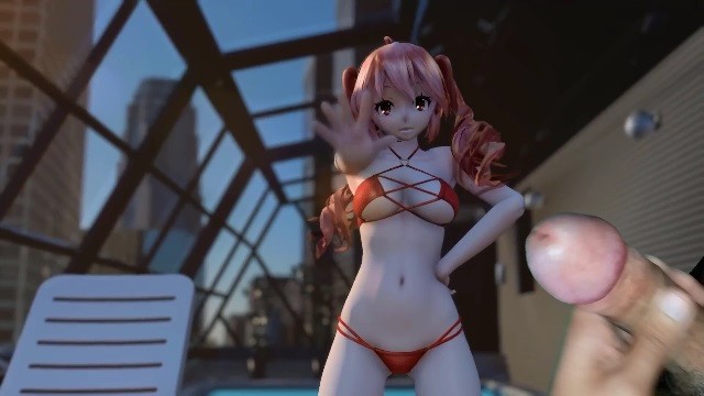 MMD] Masturbating To Cute Anime Girl (Cum Tribute #43) - FAPCAT