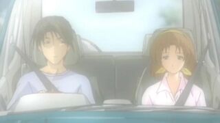 Romantic Anime Sex In The Car Cute Teen Rides A Cock