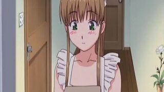 Hot Maid In A Naked Apron Pleases Master