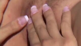 Little April is out on a boat with her friend to have hot lesbian sex