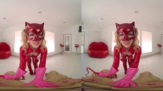 Blonde Teen Thieve ANN TAKAMAKI from Persona 5 Is All About Her Pleasure VR Porn