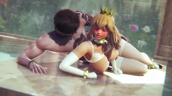 Princess Peach Has Such Huge Tits | 3D Hentai (PART 2)
