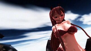 [MMD] Zigg Zagg - Sena & Yozora neko Style [R-18]