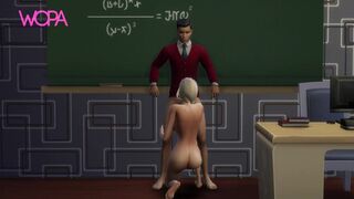 ⭐WOPA - THE TEACHER BETRAYS HER HUSBAND WITH STUDENT. [3D PORN]