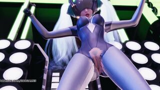 [MMD] BaseDownLow Sona DJ Sexy Striptease 4K 60FPS League of Legends