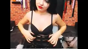 SPH Cumshot From Cam Girl Laughing