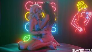 Stunning babes Emily Willis and Charlotte Stokely are getting pleasure