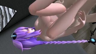 3D Hentai Purpleheart missonary sex