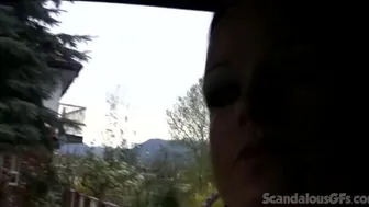 Scandalous GFs - Hot Girlfriend Flashes Tits While Boyfriend Is Driving