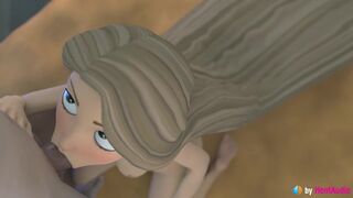Rapunzel's 18th Birthday - SHORT FILM (with sound) 3d animation hentai anime game ASMR voice