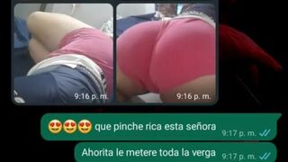 CONVERSACION DE WHATSAPP CON LA MAMA DE MI AMIGO OSCARIN