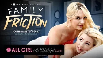 All Girl Massage - Helping My Cute Stepsister Relax & Cum
