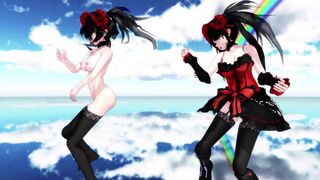 [MMD] Kurumi - Kiss Me 愛してる [R-18]