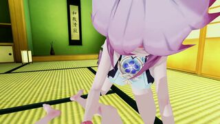 Yae Miko Genshin Impact 3D HENTAI Part 1/7