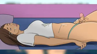 Agent Red Girl - [MOTION COMIC] - Her StepDaughter - Part 2 - Futanari Girl Gets A Blowjob From Her Girlfriend!