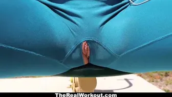 The Real Workout - Workout Babe Gets Exposed & Dicked Down