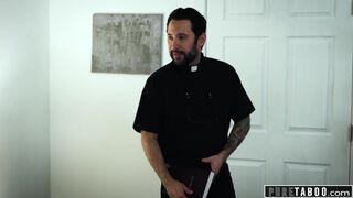 Eliza Eves Seduces Priest During Intervention