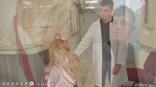 Who Wants To Play Doctor? Trans Nurse Rammed & Sucks