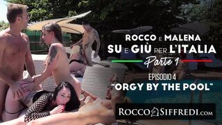 Rocco Siffredi - RoccoSiffredi Orgy Party By The Pool