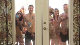 Pool Party Turns Into Wild Trans Orgy
