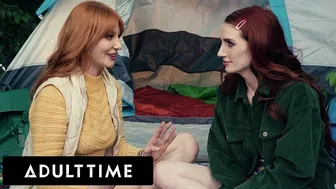 Adult Time - Lesbian Camping Trip Tribbing With Lacy Lennon And Aria Carson