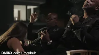 Dark X - Fun Nite! Wife In Black Dick DP W/ Husband & His Best Boy