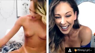 Thirsty Emma Hix And Stepmom Cherie DeVille Share Their Wet Pussy On Cam