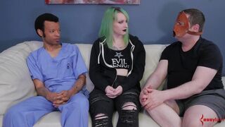 Crazy for BDSM anal chick gets enema