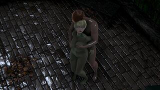 MGS IV: Laughing Octopus under the rain