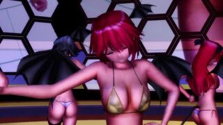 [MMD] Horny Swimsuit! [R-18]