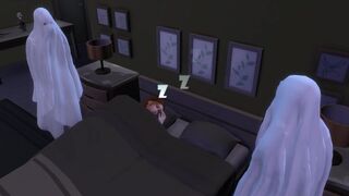 [WOPAadult] = Eating the redhead's ass and pussy before she wakes up. (3D PORN)