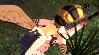 Halloween Special - Creature Feature - Queen Bee gets creampied