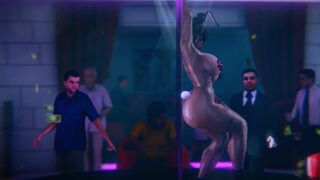 Thicc Stripper With Big Boobs And Ass Used By Sleezy Customer (3D)