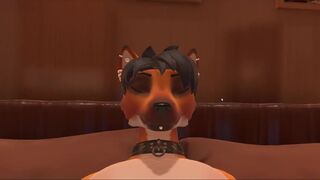 Licking and Sucking Off Virtual Furry Femboy