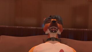 Licking and Sucking Off Virtual Furry Femboy