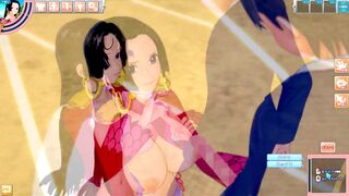 【エロゲーコイカツ！】ワンピース(ONE PIECE) ボア・ハンコック3DCG巨乳アニメ動画[Hentai Game Koikatsu! ONE PIECE Boa Hancock(Anime 3D