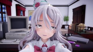 I had Paula serve me in the office - POV - [MMD][BY-4bv61pcqwnt3089]