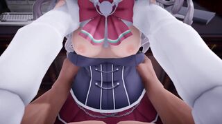 I had Paula serve me in the office - POV - [MMD][BY-4bv61pcqwnt3089]