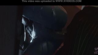 Liara Tsoni Bent Over - Mass Effect