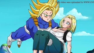 Rescuing Android 18 - Hentai Animated Video