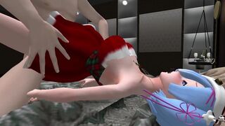 3D Hentai sex Santa rem(Konosuba)