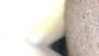 Freaky young white bitch takes cumshot and more