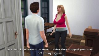 Sims 4: Horny Milf Lisa Fucks Her Hung Married Neighbor